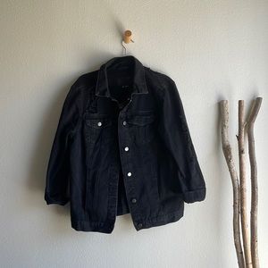 Fashion Nova Oversized Jean Jacket Size L